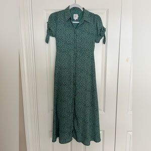 The Nines by HATCH Blue Floral Dress